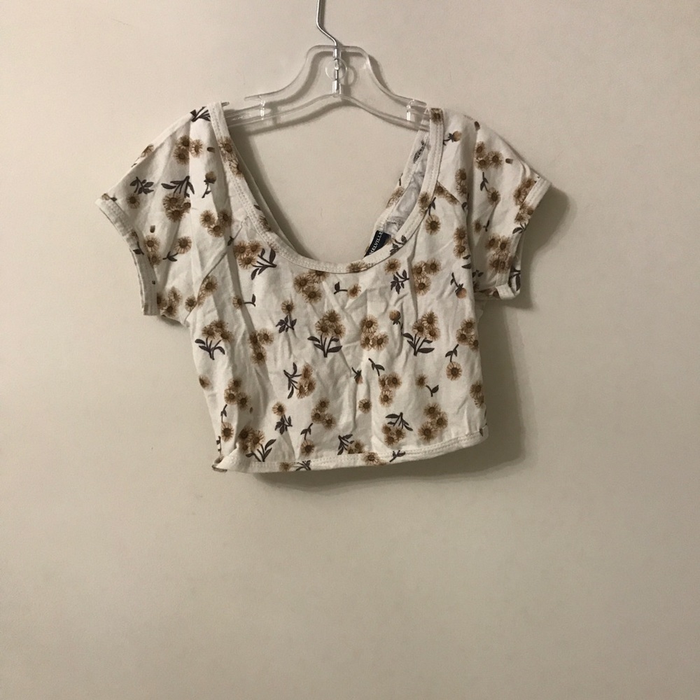 SUPER RARE BRANDY CROSS BACK CROP TOP